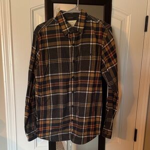 Weatherproof Vintage Plaid Shirt in Blue and Brown